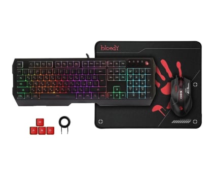 Zestaw klawiatura i mysz A4Tech Bloody USB B1700 Bundle Set